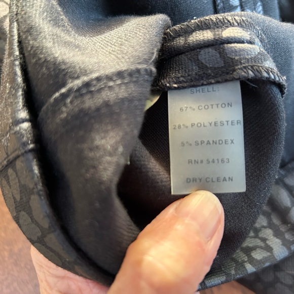 Calvin Klein “Snake”-print little Black Cocktail Dress Sleeveless. Like new,sz16 - Picture 9 of 11